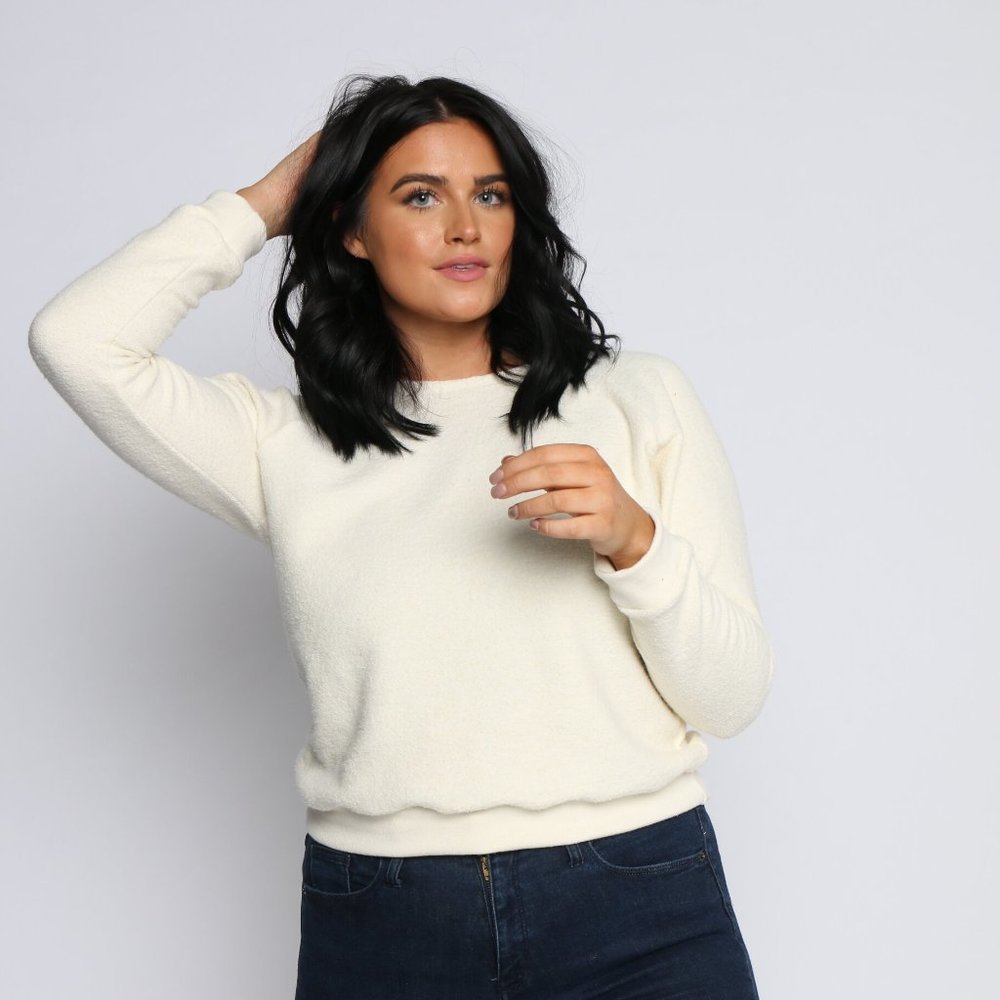 Conscious Clothing Hemp Varsity Top size Medium